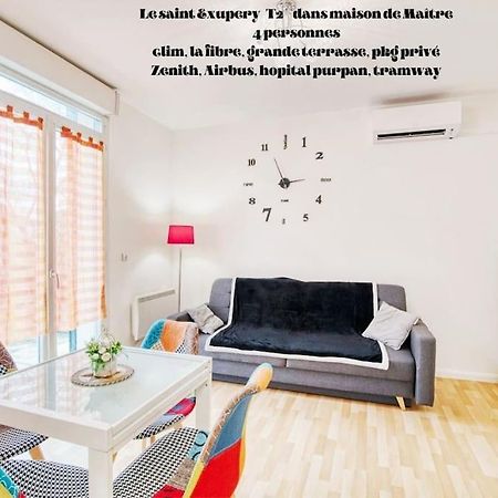 T2 Ds Villa-Terrasse-Clim-Pkg-Meet- Zenith-Odyssud Toulouse Ngoại thất bức ảnh
